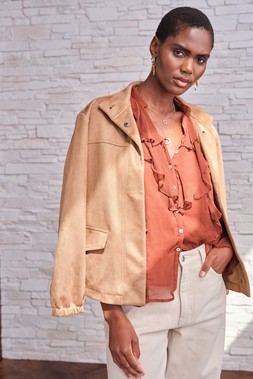 Ruffle Front Blouse £18 | Straight Leg Jeans £22 1