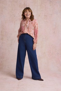 Patchwork Button Through Blouse £18