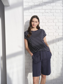 Striped T-Shirt £15 & Elasticated Waist Shorts £14.