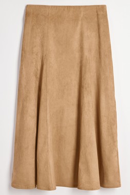Suedette Panelled Skirt £24
