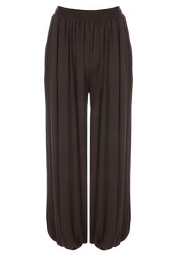 Womens Chocolate Brown Balloon Trousers £20