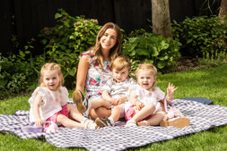 Younger Boys Mocha Stripe Cotton T-Shirt £4, Younger Girls White Crochet & Pink Short Set £12 1