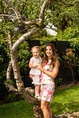 Younger Girls White Floral Peplum Top and Shorts Set £8 1