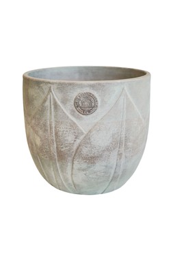 KEW EMBOSSED VERDI WASHED PLANTER H32CM D37CM &pound;59.99 (Available in other sizes)