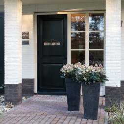 VASE ELLA BLACK D26 H49 &pound;69.99