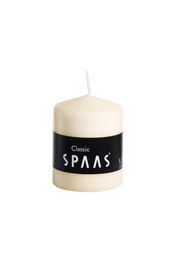 80:100mm Pillar Candle, Ivory £5.99