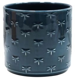 ARLEY BLUE DRAGONFLY PLANTER