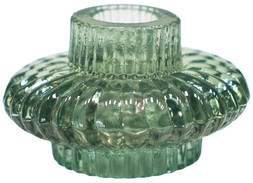 AIRLIE REVERSIBLE TAPER:TEALIGHT HOLDER SAGE GREEN &pound;9.99