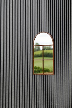 ARCHWAY OUTDOOR MIRROR NATURAL RUST H90CM W50CM &pound;199.99