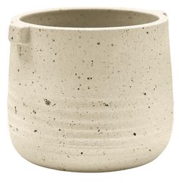 AURORA TERRAZZO HANDLE PLANTER OAT