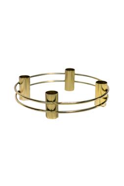Avery Gold Double Ring Candle Holder &pound;19.99