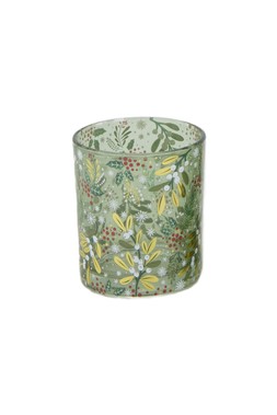 Berry Sage Festive Candle Holder &pound;4.99