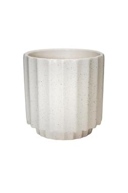 Bourton Ivory Scalloped Planter H16cm D16cm &pound;19.99, H18cm D18cm &pound;24.99