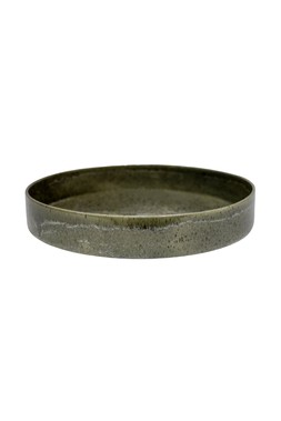BOWEN CANDLE PLATE MOSS H5CM D29CM £24.99
