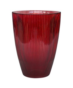Burgundy Ribbed Tall Vase &pound;34.99