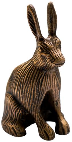Cast Aluminium Hare Candle Holder Antique Brass &pound;34.99