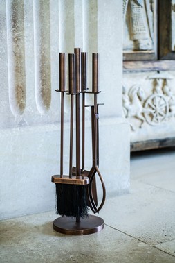 Copper Fireside Companion Set Round &pound;79.99