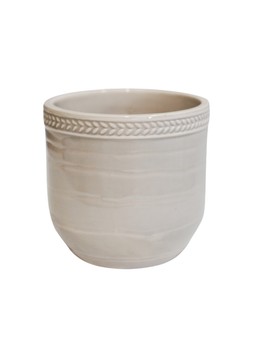 DELPHINE GARLAND RIM COTTON PLANTER H14CM D15CM £15.99