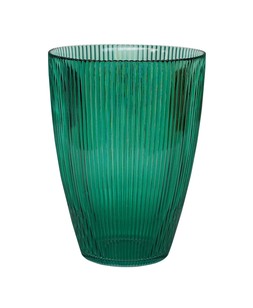 Emerald Ribbed Tall Vase &pound;34.99