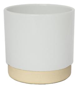 Enos Pot White H7.5cm D7cm &pound;3.99, H10.5cm D10cm &pound;5.99, H11.5cm D11.5cm &pound;6.99, H13.5cm 13cm &pound;7.99