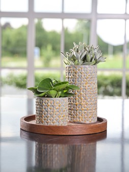 Erni Planter Mustard 18cm &pound;21.99