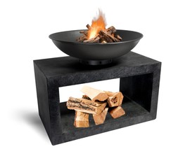 FIRE PIT & RECTANGLE CONSOLE GRANITE H52CM W64CM &pound;249.99