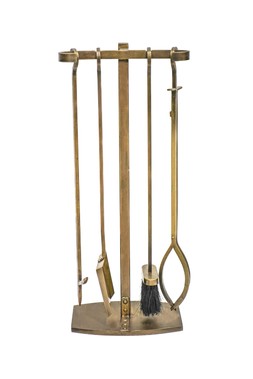FIRESIDE COMPANION SET BRASS £139.99