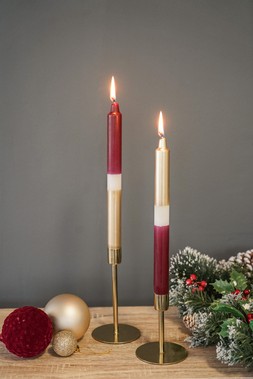 GOLD TAPER CANDLE HOLDERS H10CM £12.99