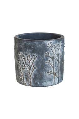 Hallie Charcoal Planter H13cm D14cm &pound;7.99