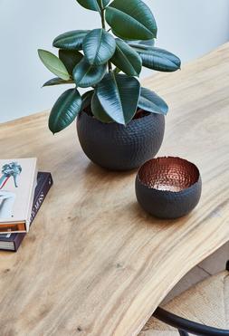 Hammered Bowl Black:Copper &pound;39.99 3