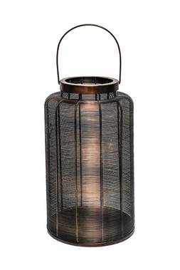 HAMPTON COPPERWOVEN METAL LANTERN H40CM W24CM &pound;89.99 (HWLC40)