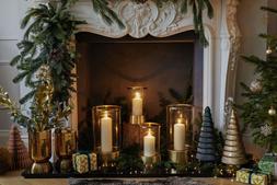 Hampton Hurricane Lantern In Antique Brass H28Cm W18Cm &pound;44.99 2