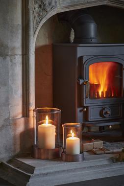 Hampton Hurricane Lantern In Copper H28Cm W18Cm &pound;49.99