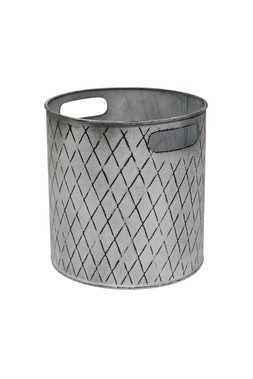 INDOOR ZINC PLANTER H23CM W23CM £29.99