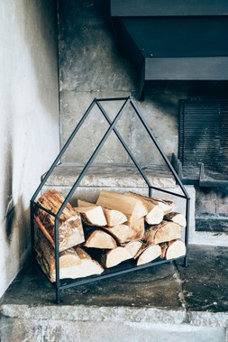 Iron House Log Holder H65cm &pound;69.99