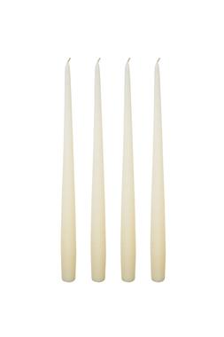 Ivory Taper Candles 4 Pack &pound;11.99