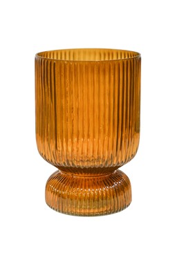 Jewels Tiered Vase Amber &pound;24.99