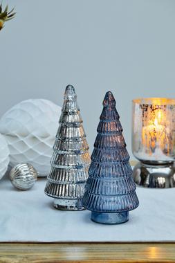Juniper Silver Glass Tree H31Cm D14Cm &pound;29.99