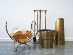AW25 Ivyline - LINEAR LOG BASKET BRASS