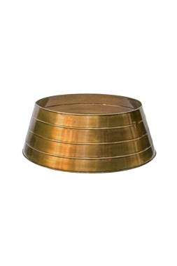 METAL CHRISTMAS TREE SKIRT GOLD H26CM W67CM £54.99