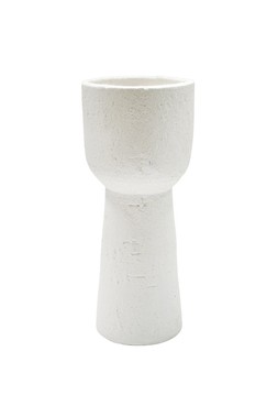 Nico Tall Planter Rustic White H26cm D15cm &pound;39.99, H38cm D16cm &pound;59.99