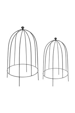 OUTDOOR PLANT SUPPORT ZINC H60CM W36CM