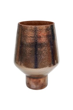 Opulent Curved Metallic Bronze Planter H25cm W16cm £24.99