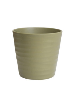Oslo Olive Taper Planter H17cm D19.5cm £14.99