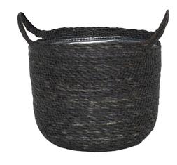 Otto Grey Woven Lined Basket H17cm D19cm &pound;13.99, H20cm D23cm &pound;20.99, H27cm D28cm &pound;24.99