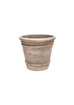 OUTDOOR BRAMPTON MOCHA TERRACOTTA PLANTER H29CM D33CM &pound;29.99 (OBMTP33)