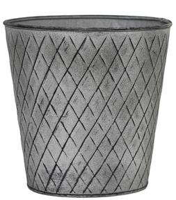 OUTDOOR CHATSWORTH ZINC PLANTER H20CM W20CM &pound;19.99