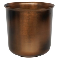 OUTDOOR HAMPTON COPPER METAL PLANTER &pound;34.99