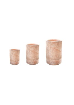 OUTDOOR HIDCOTE TERRACOTTA VASE PLANTER SET OF 3 &pound;209.97 (OHTVPSET3)
