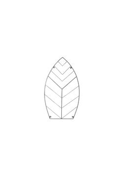 OUTDOOR LEAF TRELLIS ZINC (available in bronze) H100CM W80CM &pound;59.99 (OLTZH100)